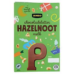 Foto van Jumbo chocoladeletter hazelnoot melk p 135g