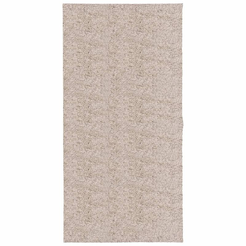 Foto van Vidaxl vloerkleed pamplona shaggy hoogpolig modern 100x200 cm beige