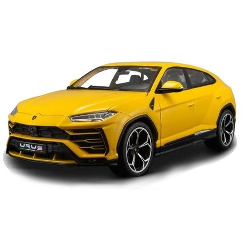 Foto van Maisto auto lamborghini urus 1:24 geel