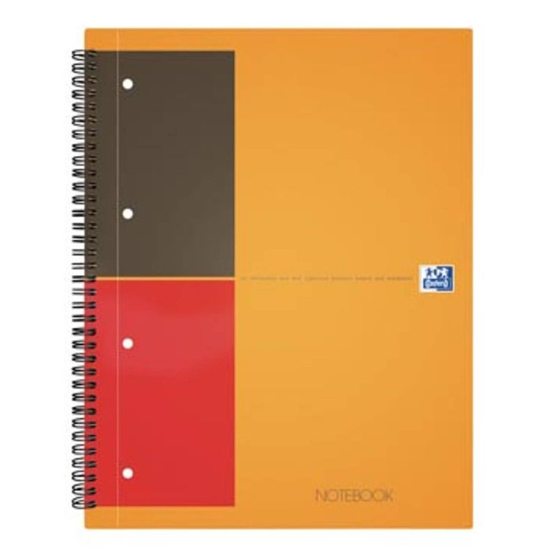 Foto van Oxford international notebook connect, zonder scanbare pagina's, 160 bladzijden, ft a4+, gelijnd