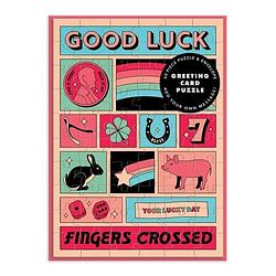 Foto van Good luck greeting card puzzle - puzzel;puzzel (9780735367210)