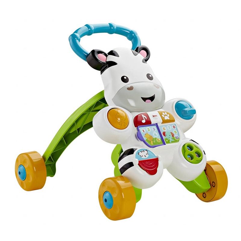 Foto van Fisher-price loop met mij zebra loopwagen kunststof