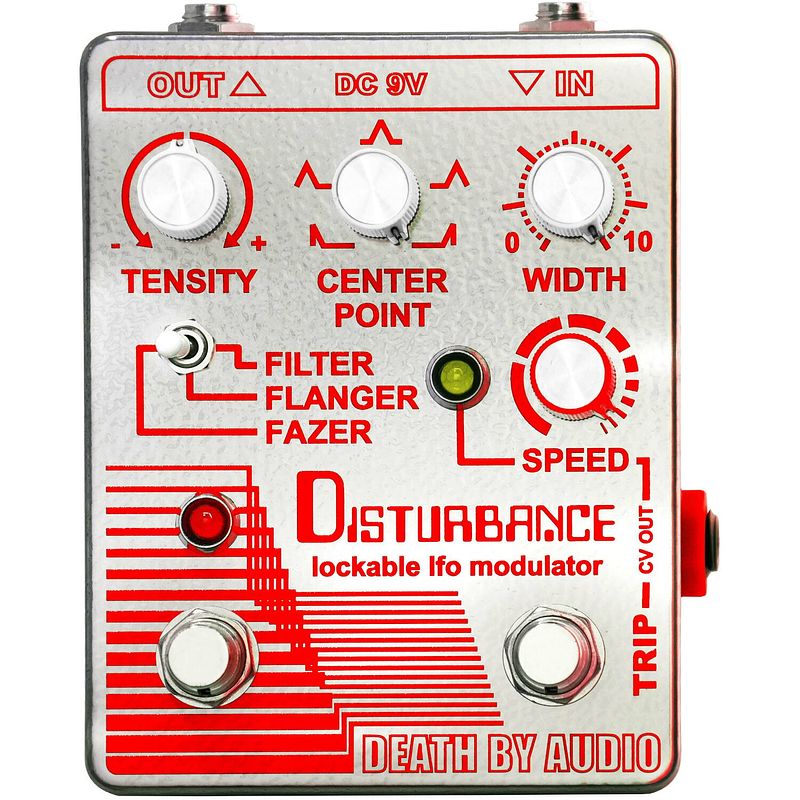 Foto van Death by audio disturbance filter flanger phaser effectpedaal