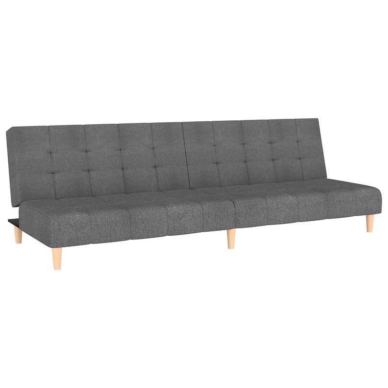 Foto van The living store bedbank logeerbed - lichtgrijs - 200 x 84.5 x 69 cm - multifunctioneel