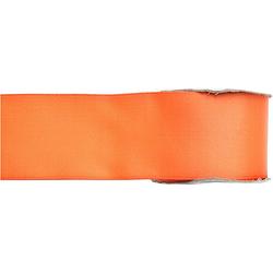 Foto van 1x hobby/decoratie oranje satijnen sierlinten 2,5 cm/25 mm x 25 meter - cadeaulinten