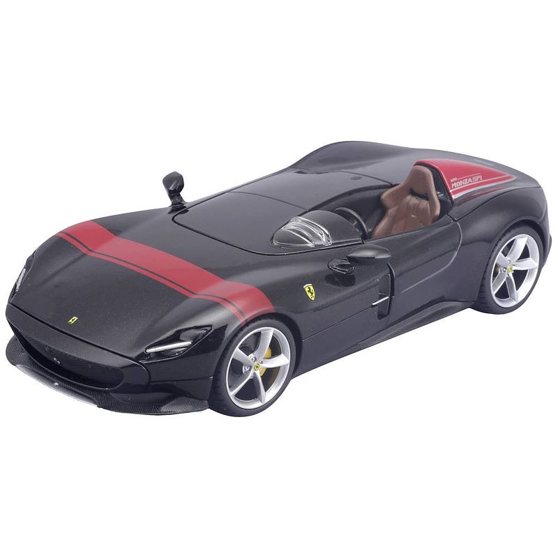 Foto van Bburago ferrari r&p monza sp1, schwarz/rot 1:20 auto