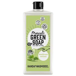 Foto van Marcels green soap afwasmiddel basilicum & vetiver