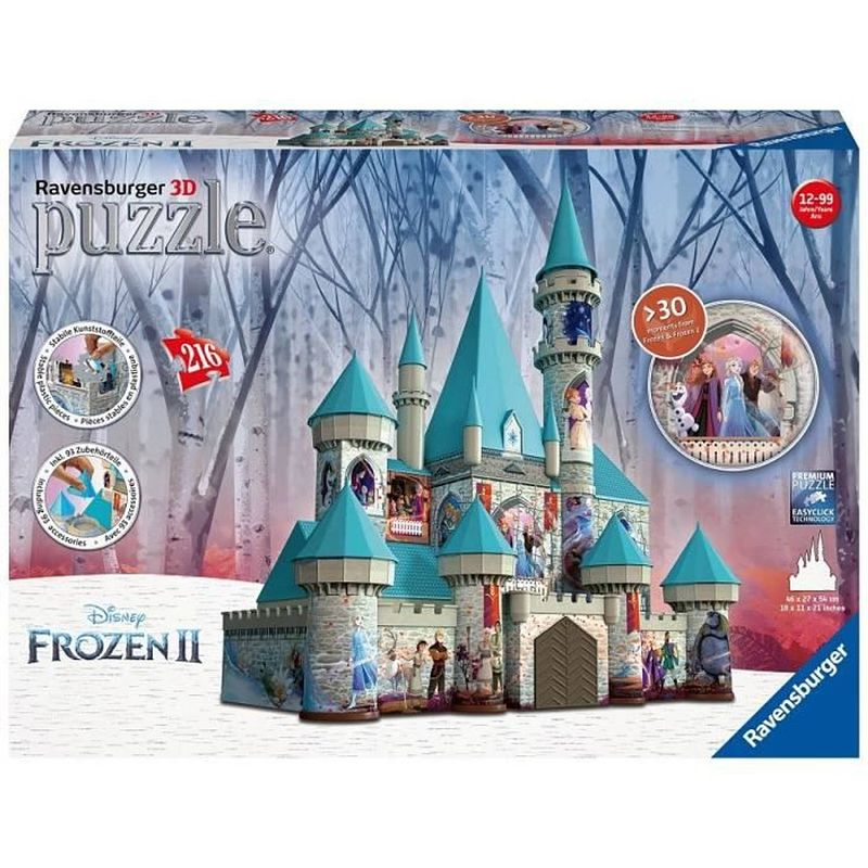 Foto van Ravensburger - the snow queen 2 3d-puzzel the snow queen castle 216 stukjes