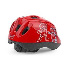 Foto van Cycle tech kinderhelm robot rood maat 52-56 cm