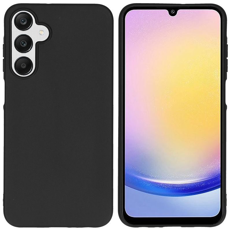 Foto van Accezz color backcover samsung galaxy a25 telefoonhoesje zwart