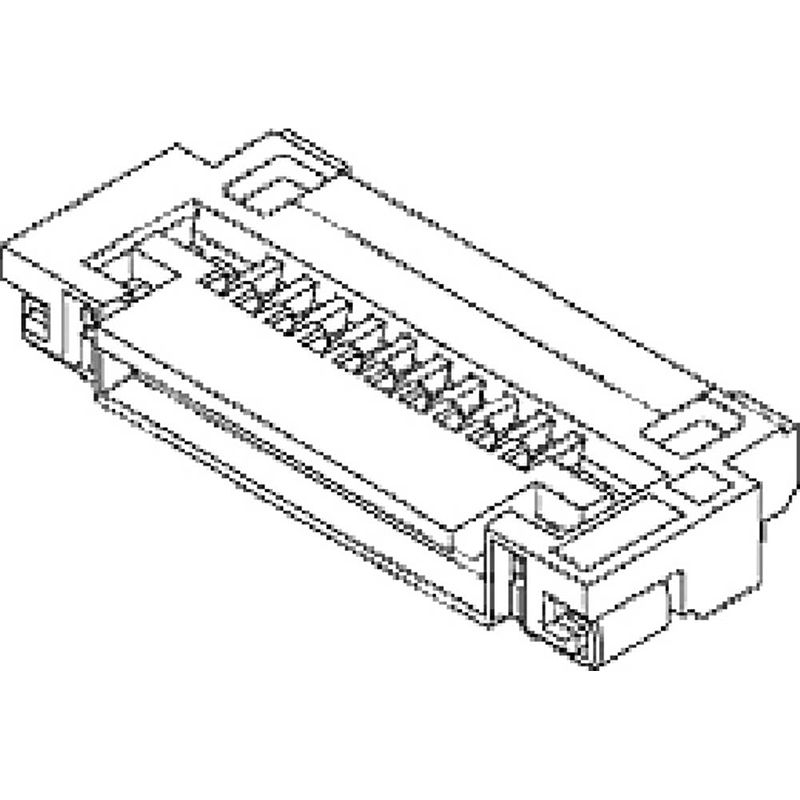 Foto van Molex 512966094 ffc/fpc-aansluiting totaal aantal polen 60 rastermaat: 0.5 mm 3000 stuk(s) tape on full reel