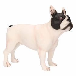 Foto van Beeldje witte franse bulldog hond 11 cm - beeldjes