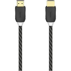 Foto van Hama high-speed hdmi-kabel, ethernet, stof, verguld, zwart, 1,5 m display 24 st hdmi kabel