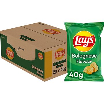 Foto van Lay'ss bolognese chips 20 x 40g bij jumbo