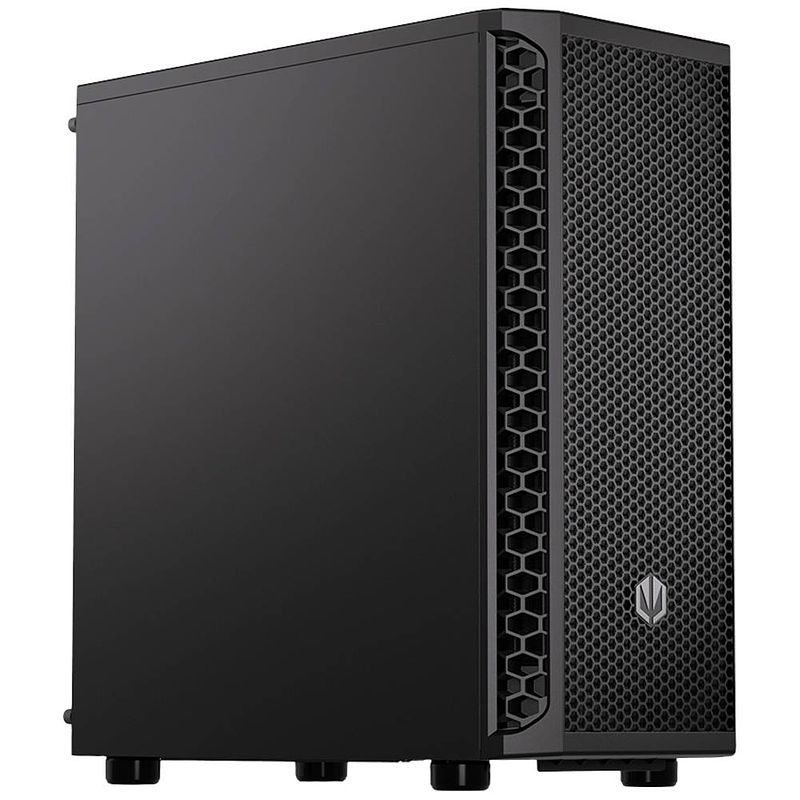 Foto van Endorfy signum 300 solid midi-tower pc-behuizing zwart 1 voorgeïnstalleerde ventilator, stoffilter