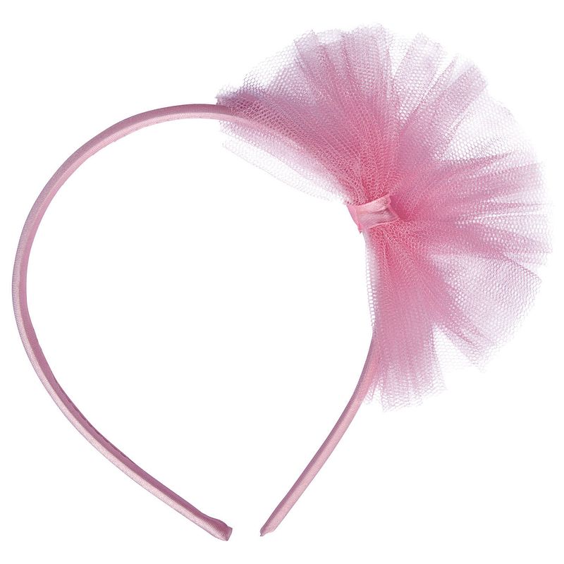 Foto van Amscan haarband little dancer 22 cm roze 4 stuks