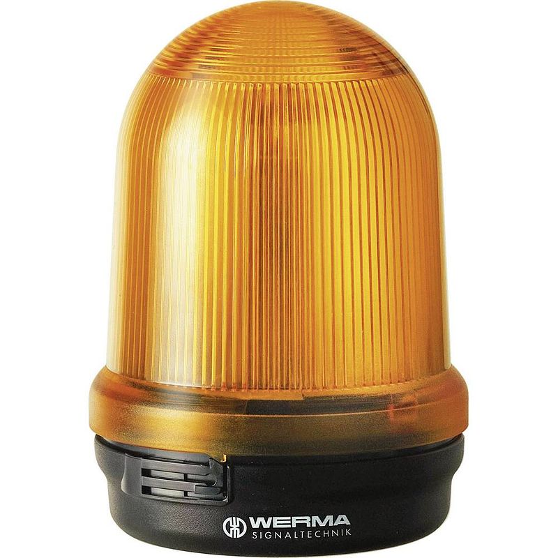 Foto van Werma signaltechnik signaallamp led 829.320.68 829.320.68 geel flitslicht 230 v/ac