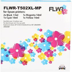 Foto van Flwr epson 502xl multipack zwart en kleur cartridge