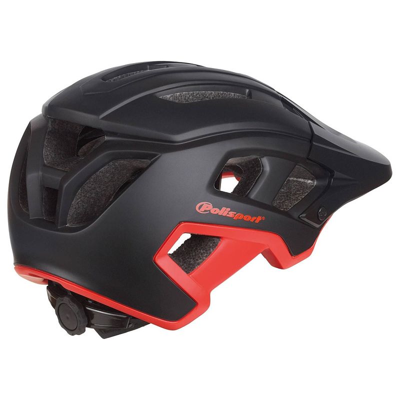 Foto van Polisport mountain pro fietshelm m 55-58cm zwart/rood