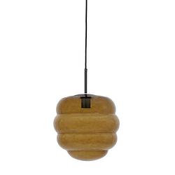 Foto van Light & living - hanglamp misty - 30x30x37 - bruin