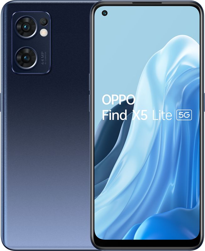 Foto van Oppo smartphone find x5 lite (zwart)