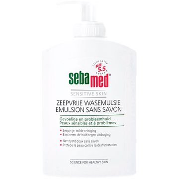 Foto van Sebamed sensitive skin zeepvrije wasemulsie 300ml bij jumbo