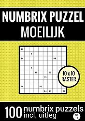 Foto van Numbrix puzzel moeilijk voor ver gevorderden - puzzelboek met 100 numbrix puzzels - nr.15 - puzzelboeken & meer - paperback (9789464658187)