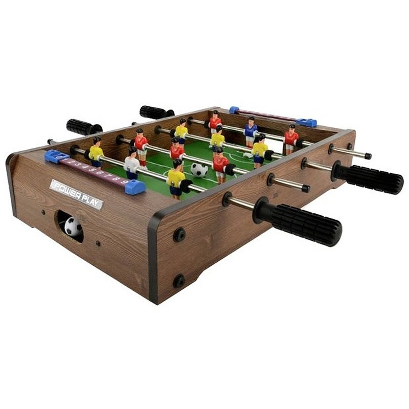 Foto van Toyrific tafelvoetbalspel 27 inch bruin 16-delig