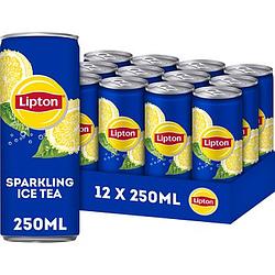 Foto van Lipton ice tea sparkling original 3 x 4 x 250ml aanbieding bij jumbo | 15% korting