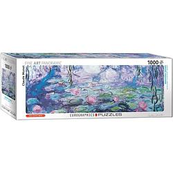 Foto van Eurographics puzzel waterlilies - claude monet panorama - 1000 stukjes