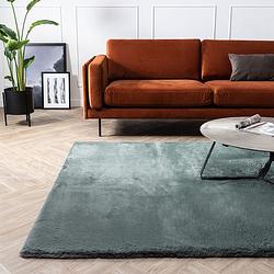 Foto van Grandstone vloerkleed comfy - mosgroen 100 ø