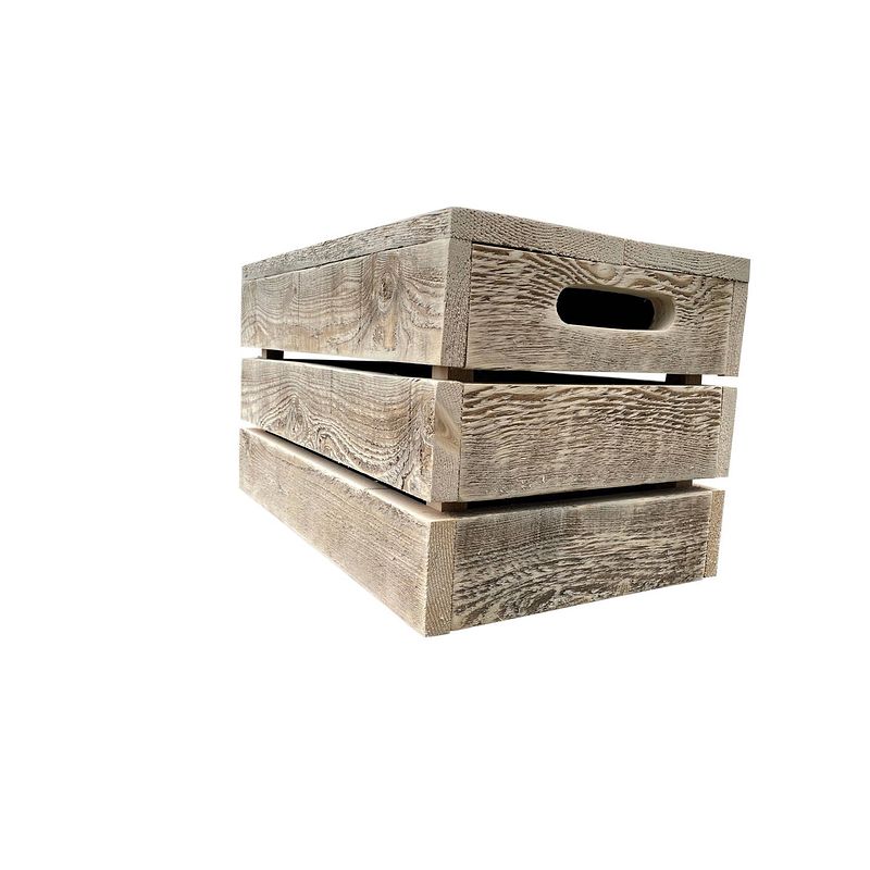 Foto van Wood4you - fruitkist steigerhout 60l x 35h x 37b cm