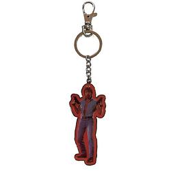 Foto van Sd toys sleutelhanger tough guy uzis aluminium 5 cm rood