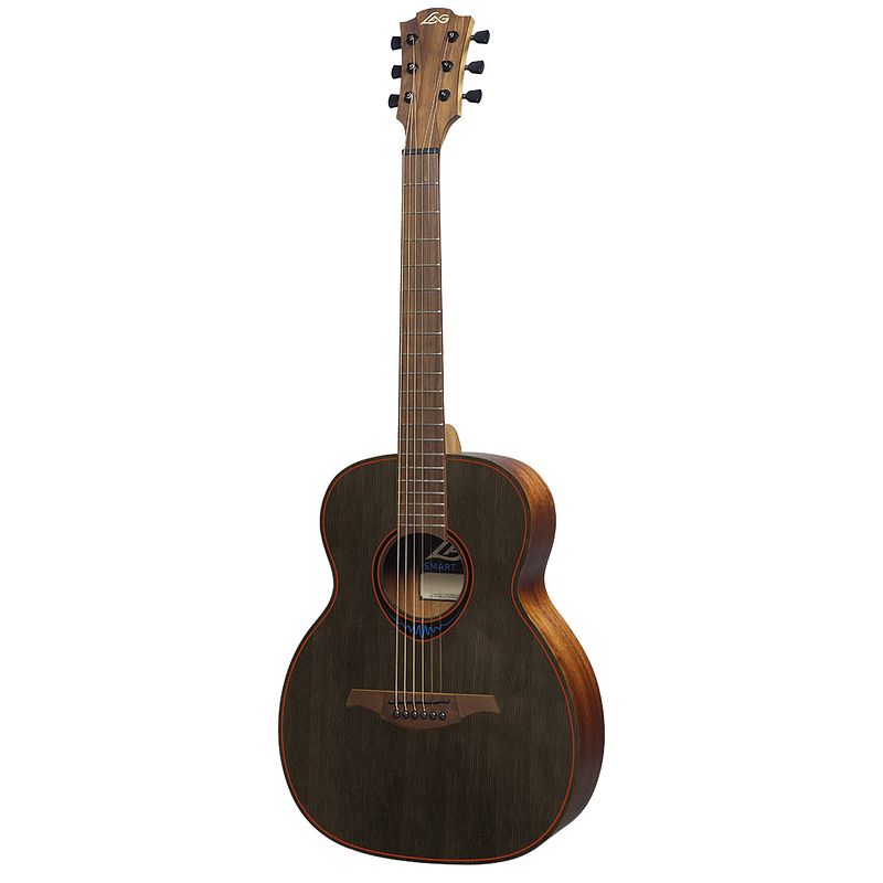 Foto van Lag guitars bluewave 1 tbw1te e/a westerngitaar met ingebouwde effecten en bluetooth