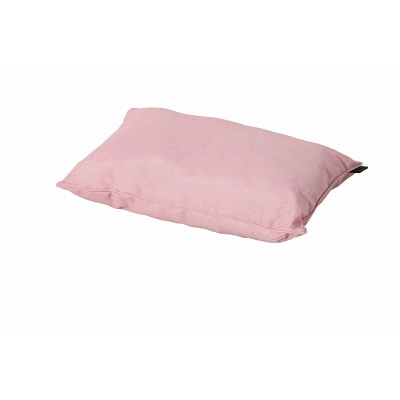 Foto van 2 stuks! kussen 60x40 soft pink piping panama soft pink