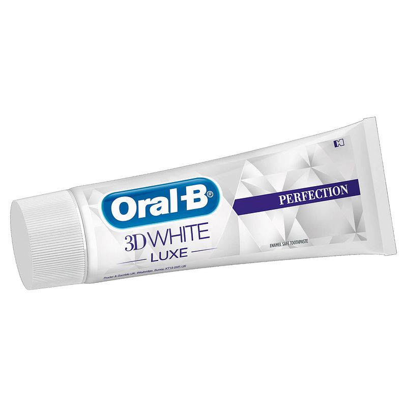 Foto van Oral-b tandpasta 3dwhite luxe perfection whitening