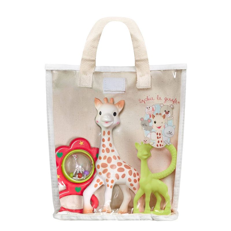 Foto van Sophie de giraffe - cadeautas voor newborn - 0+m - 3 delig