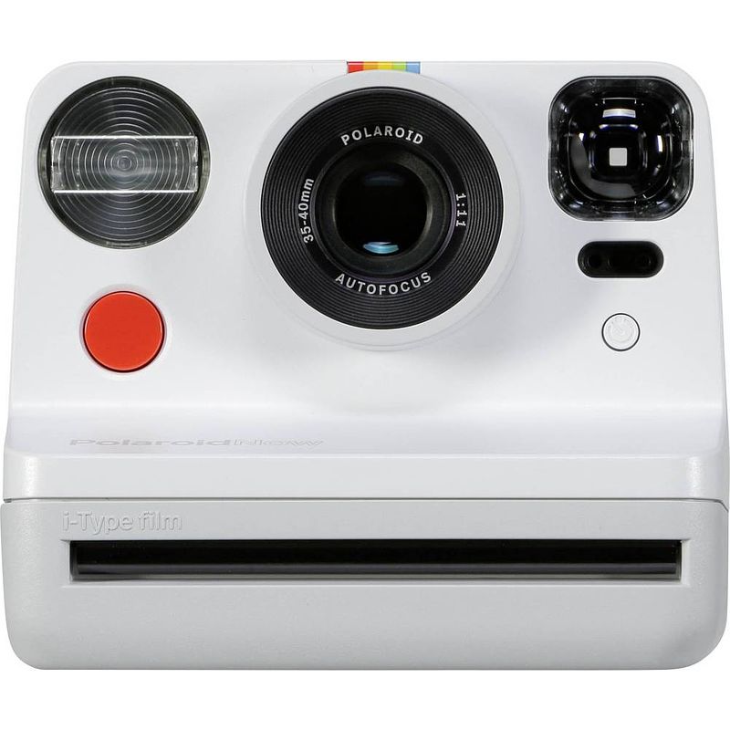 Foto van Polaroid now i-type digitale camera wit met ingebouwde flitser
