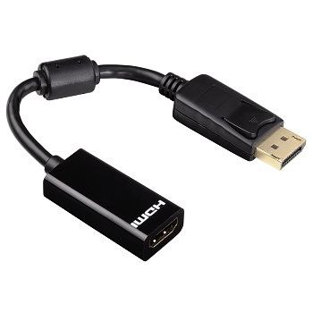 Foto van Hama displaypoort naar hdmi-adapter it presenter zwart