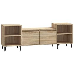 Foto van Vidaxl tv-meubel 160x35x55 cm bewerkt hout sonoma eikenkleurig