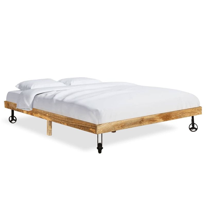 Foto van Vidaxl bedframe massief mangohout 160x200 cm