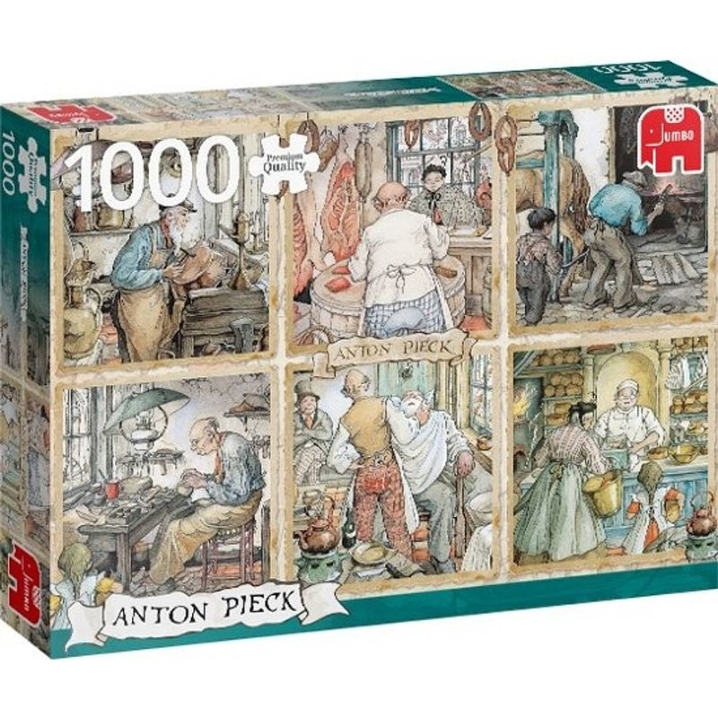 Foto van Jumbo legpuzzel anton pieck craftmanship 1000 stukjes