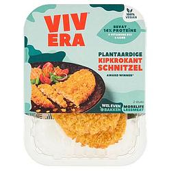 Foto van Vivera plantaardige kipkrokant schnitzel 2 stuks 200g bij jumbo