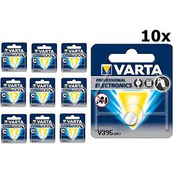 Foto van Varta 399-395/g7/sr927w 1.5v 52mah knoopcel batterij - 10 stuks