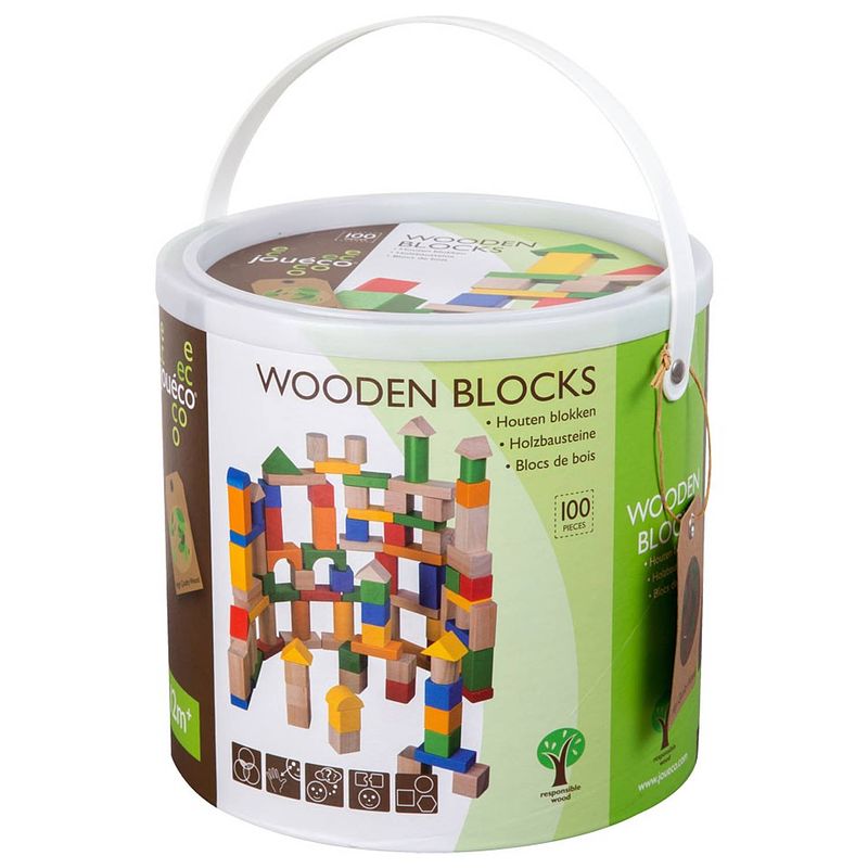 Foto van Joueco houten blokken