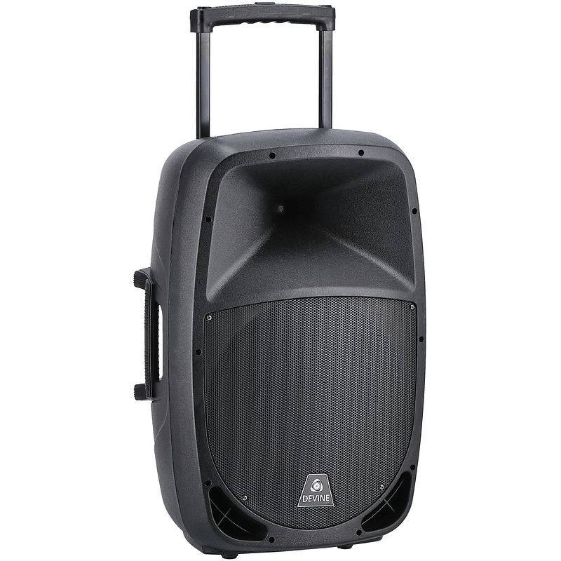 Foto van Devine sound scout 15a 15 inch mobiele accu-speaker