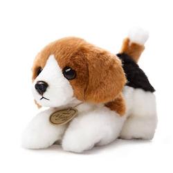 Foto van Aurora knuffel mini yoni beagle bruin/wit 20 cm
