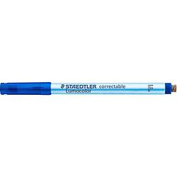 Foto van Staedtler foliestift lumocolor blauw 305 f-3