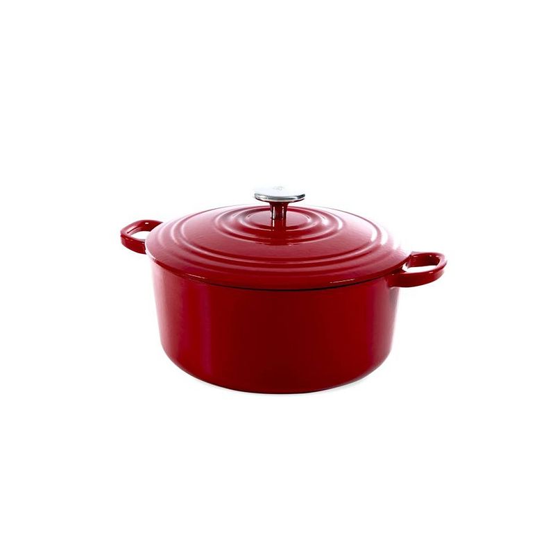 Foto van Bk bourgogne braadpan 24 cm chili red