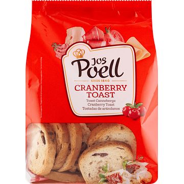 Foto van Jos poell cranberry toast 100g bij jumbo